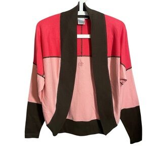 Isis Wrap Open Cardigan sweater size medium